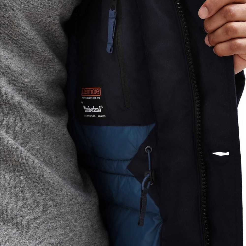 Timberland Scar Ridge Men Parka Downfree Dark Blue - Picture 9 of 10